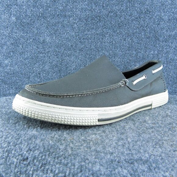 Kenneth Cole‎ Reaction Ankir Men Boat Shoe Gray Fabric Slip On Size 11 Medium - Picture 1 of 9